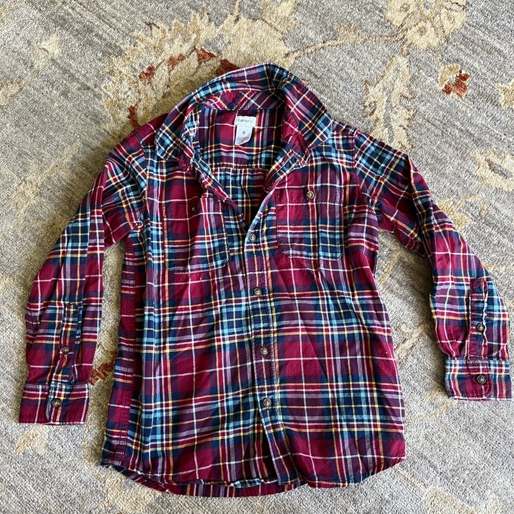 Carters Plaid Shirt